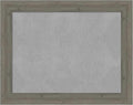 Amanti Art Grey Framed Magnetic Board 23x29 Medium Vision Board for use with Magnets, 100% Metal Sheet to Display Items as Office Decor or for Home Organization in mudroom, Kitchen or Kids Room