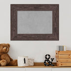 Amanti Art Black Framed Magnetic Board 18x24 Small Vision Board for use with Magnets, 100% Metal Sheet to Display Items as Office Decor or for Home Organization in mudroom, Kitchen or Kids Room