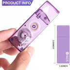 Unjoo White Correction Tape, Easy To Use Cute Applicator for Instant Corrections, For school, Office Workers (Gradient Purple, 5M/196" x 0.2",12pack)