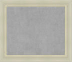 Amanti Art Silver Framed Magnetic Board 25x29 Medium Vision Board for use with Magnets, 100% Metal Sheet to Display Items as Office Decor or for Home Organization in mudroom, Kitchen or Kids Room