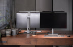 BenQ ScreenBar Pro LED Monitor Light Bar (Silver)- Ultrawide Lighting, Motion Sensor, Adjustable Brightness/Color Temperature, Eye-Care USB-C Monitor Lamp, No Glare, Curved Monitors, Monitor accessory