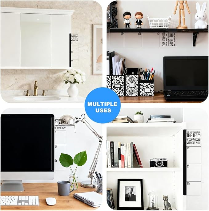 Computer Monitor Memo BoardHoldI We Wouldn't Be The Team That We are Without You Logo Monitor Message Board Sticky Notes Office Desk Accessories for Send Friends and Colleagues Gifts