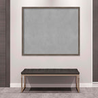 Amanti Art Grey Framed Magnetic Board 42x50 Oversize Vision Board for use with Magnets, 100% Metal Sheet to Display Items as Office Decor or for Home Organization in mudroom, Kitchen or Kids Room
