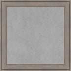 Amanti Art Grey Framed Magnetic Board 19x19 Small Vision Board for use with Magnets, 100% Metal Sheet to Display Items as Office Decor or for Home Organization in mudroom, Kitchen or Kids Room