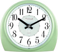 Tinload 5.5" Large Analog Alarm Clock Silent Non Ticking, Gentle Wake, Beep Sounds, Increasing Volume, Battery Operated Snooze and Manual Light, Easy Set