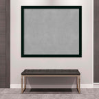 Amanti Art Black Framed Magnetic Board 44x52 Oversize Vision Board for use with Magnets, 100% Metal Sheet to Display Items as Office Decor or for Home Organization in mudroom, Kitchen or Kids Room
