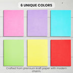 A6 Lined Journals 24 Pack – Mini Notebooks for Writing, Note Taking, or Sketching – Small Journal Bulk Set for Students, Kids, School, or Office Use – 6 Assorted Bright Colors, 4.3x5.5 Inch