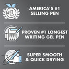 Pilot, G2 Edge Premium Gel Roller Pens, Fine Point 0.7 mm, Gel Pens Black Ink, Pack of 12 - Ideal for School, Journaling & Office Writing
