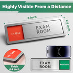 Treatment Room Door Sign,Do Not Disturb- In Use/Available Slider Sign for Wellness & Health Centers Business Vacant Occupied Privacy Spa Door