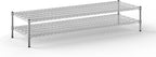 Regal Altair 24" Deep x 72" Wide x 14" Height Wire Shelving Kit | 2-Tier | NSF Commercial Storage Rack Unit