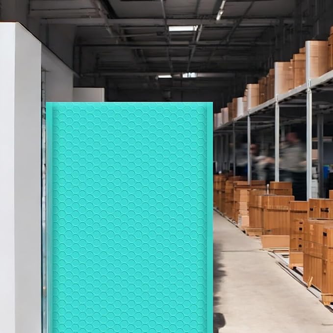 iMBAPrice 10.5x16 Inches Teal Color Polybubble Bag, 100-Pack Large Size #5 Self Seal Poly Bubble Mailers Padded Packing Envelopes (Total 100 Bags)