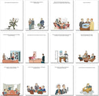 Funny Notepads with Sayings Sticky Funny Office Supplies to Do List Sarcastic Work Assorted Notepad for Workers, 12 Designs, 3 x 3.93 Inch(Novelty Style)