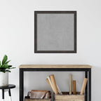 Amanti Art Black Framed Magnetic Board 27x27 Medium Vision Board for use with Magnets, 100% Metal Sheet to Display Items as Office Decor or for Home Organization in mudroom, Kitchen or Kids Room