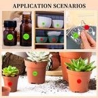 PARLAIM 2 Rolls 2000PCS 3/4" Round Circle Color-Code Dot Stickers,2 Color Style Colorful Coding Label Sticker for Home Office Classroom(Red+Light Green)