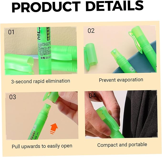 3Pcs White Out Liquid, Information Protection Correction Fluid Thermal Paper Correction Sprayer Address Eraser Concealing