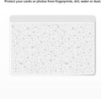 Clear Adhesive 5" x 7" Index Card Pockets with Top Open for Loading, 50 Pack, Plastic Labels Holders for Storage Bins and Library Card, Organizing and Protecting Your Index Cards or Photos