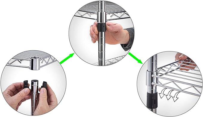 Regal Altair 21" Deep x 60" Wide x 14" Height Wire Shelving Kit | 2-Tier | NSF Commercial Storage Rack Unit