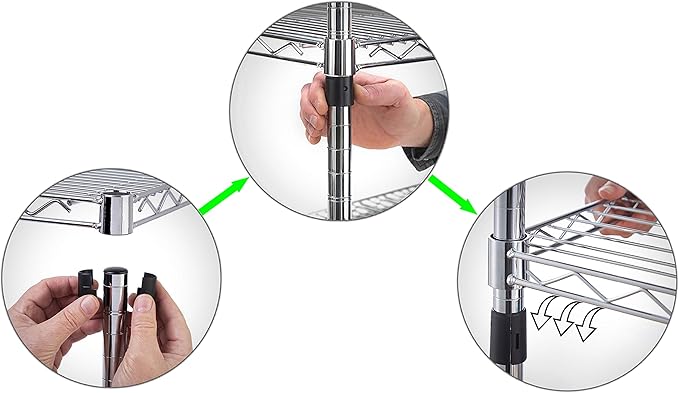 Regal Altair 14" Deep x 72" Wide x 86" Height Wire Shelving Kit | 6-Tier | NSF Commercial Storage Rack Unit