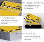 Custom Business Cards Personalized Business Cards for Small Business 300gsm Matte Paper Front & Back Sides Printed 3.5" x 2" - Taxi Template