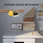 Corksidol Bulletin Bar Strip, Cork Board, Cork Strips, 36" x 1", Classroom, Office, Walls, Cubicle, Aluminum Frame,2 Pack, Silver