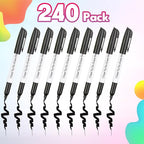 Sepamoon 240 Pack Dry Erase Markers Bulk Chisel Tip Whiteboard Markers Pens Low Odor for Office Home(Black)
