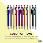 Personalized With your Custom Logo or Text Pens-Pack of 450- for Marketing, Parties, and Events, 2 in 1 Capacitive Stylus & Ballpoint Pen Compatible With Touchscreen Devices, Black Ink, Red Pens