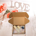 PHAREGE 6x4x3 inch Shipping Boxes 6 Pack Brown, Tab Lock Tuck Top Mailer Boxes for Packaging Small Business, Small Cardboard Gift Boxes for Wrapping Mailing Present