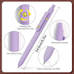 UIXJODO Colored Pens, 12 Pcs Colorful Pens Fine Point Smooth Writing Pen, 0.5mm Colored Ink Gel Pen for Journaling Note Taking, School Supplies Gifts for Women (12 Pcs Gold Vibrant and Vintage)