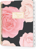 SUNEE 2026 Planner, Weekly and Monthly Calendar Planner, January 2026-December 2026, Daily Agenda with Tabs, Note Pages, Spiral Binding, 8.5"x11", Colorful Flowers