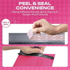 Hot Pink Large Poly Bubble Mailers 12x15 inch | Self Seal Padded Envelopes Cushioned Bubble Mailer | Usable Size 12x15 | WaterProof | Lightweight mailing Shipping Bags | 50 Pack Bulk