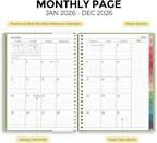2026 Planner, Weekly and Monthly Planner, January 2026 - December 2026, 8.5" x 11" Agenda Planner with Monthly Tabs, Goal Setting & Time Management Organizer for Women & Men
