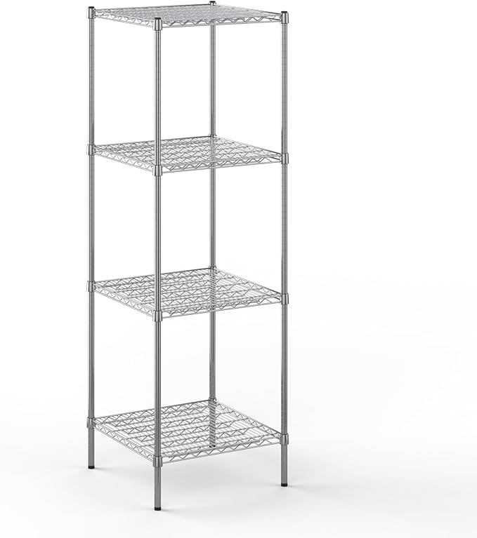Regal Altair 24" Deep x 24" Wide x 74" Height Wire Shelving Kit | 4-Tier | NSF Commercial Storage Rack Unit
