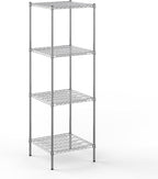 Regal Altair 24" Deep x 24" Wide x 74" Height Wire Shelving Kit | 4-Tier | NSF Commercial Storage Rack Unit