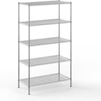 Regal Altair 24" Deep x 48" Wide x 86" Height Wire Shelving Kit | 5-Tier | NSF Commercial Storage Rack Unit