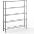 Regal Altair 14" Deep x 72" Wide x 86" Height Wire Shelving Kit | 5-Tier | NSF Commercial Storage Rack Unit