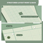 Engineering Computation Pad, 6 Pack Engineering Paper 8.5 x 11, 5x5 Quad Ruled, Top Glue Binding Engineering Notebook 8.5 x 11, 3-Hole Punched Grid Paper, Graph Paper Notebook 100 Sheets Per Pad