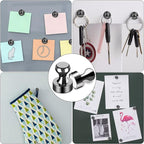 LOVIMAG Fridge Magnets 50Pcs Refrigerator Whiteboard Small Strong Magnet Classroom Kitchen Accessories Decorative Locker Set Decor Must Haves Office Calendar Refrigerador Magnetic Cute Crafts Black