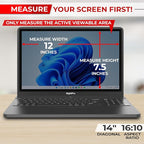 SightPro 14 Inch 16:10 Laptop Privacy Screen Filter - Computer Monitor Privacy Shield and Anti-Glare Protector