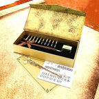 FEATTY Calligraphy Pen Set - 15-Piece Kit - Glass Pen - 11 Nib & 1 Ink Set