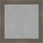 Amanti Art Grey Framed Magnetic Board 14x14 X-Small Vision Board for use with Magnets, 100% Metal Sheet to Display Items as Office Decor or for Home Organization in mudroom, Kitchen or Kids Room