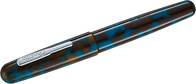 Conklin All American Fountain Pen in Southwest Turquoise – Broad Nib, Bold Design & Superior Craftsmanship – Ideal Gift for Professionals & Pen Enthusiasts
