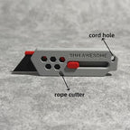 XHM Awesome Small Box Cutter Retractable Blade Ultility Knife, For Artwork, Cardboard Cutting, Package/Letter Opening, Home, Office & EDC Use, Pack of 3 (GRAY)