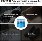 COLORCORAL Universal Cleaning Gel for Office Electronic Products Keyboard Cleaner Dust Cleaning Gel for Car Interior Cleanings,Car Putty Reusable Slime goo, Magic Cleaning Putty for Vehicle Vents