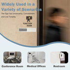 Vacant Occupied Privacy Sign, Vacant Occupied Door Sign for Home Office Restroom Conference Hotels Hospital, Slider Door Indicator Tells Whether Room Vacant or Occupied, 7'' x 1.5'' - Stainless Steel