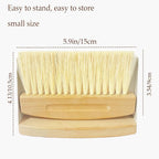 BSMstone Mini Broom and Dustpan Set Small Metal Dustpan and Brush Set Hand Whisk Broom for Home Office Desktop Sofa Pet Care Household Cleaning (PET bristles, Black)