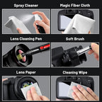 Camera Lens Cleaning Kit with Pro 10x Sensor Swabs, Sensor Cleaner, Compatible with Canon, Nikon, Sony mirrorless DSLR Camera (Enhanced Version)