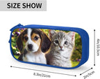 Nigmuye Custom Pencil Case Personalized Add Photo Text Pen Bag Large Capacity Zipper Pencil Box for Office Travel Graduation Gifts