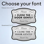 Custom Decorative Outdoor, Personalized Aluminum Signs - 10x7 In, Made in USA, Waterproof, Metallic Silver Driveway Signs