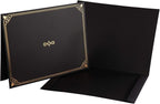 Certificate Holders, 25-Pack Certificate Covers for Letter Size 8.5 x 11 Inch Paper, Certificate Folders, Black, 9 x 11.5 Inches
