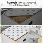 ALIUNI Drawer and Shelf Liner, Non-Slip Kitchen Cabinet Liners Non-Adhesive Thick Strong Grip Waterproof Washable Mats Protect Dresser Shelves Cupboard Bathroom Cabinets, Polka Dot, 12 in X 10 FT